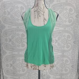 Armani exchange women's tank top green NWT Size Medium Festival Resort Wear